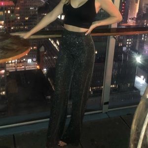 Sparkly Black Pants